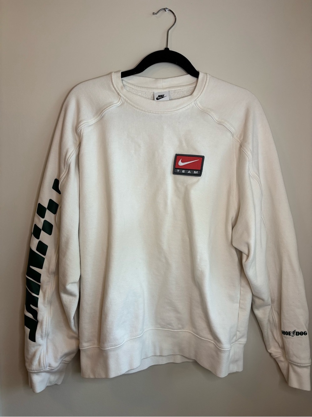 Nike Cream Shoedog Grand Prix 2023 Crewneck
